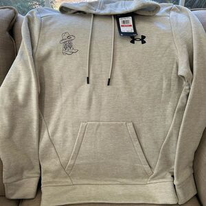 Under Armour Fleece Twist Hoodie with Cowboy Boot & Graphic, Size XS, NWT